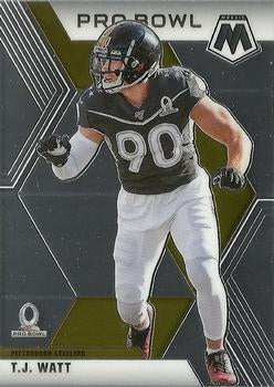 #254 T.J. Watt - Pittsburgh Steelers - 2020 Panini Mosaic Football