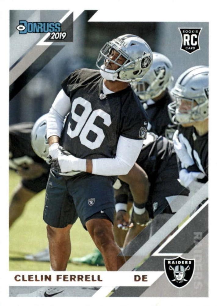 #254 Clelin Ferrell - Oakland Raiders - 2019 Donruss Football