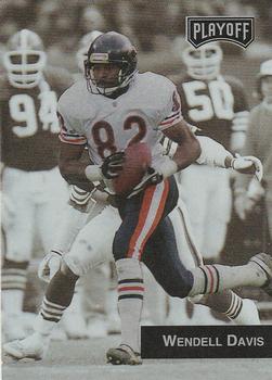 #254 Wendell Davis - Chicago Bears - 1993 Playoff Football