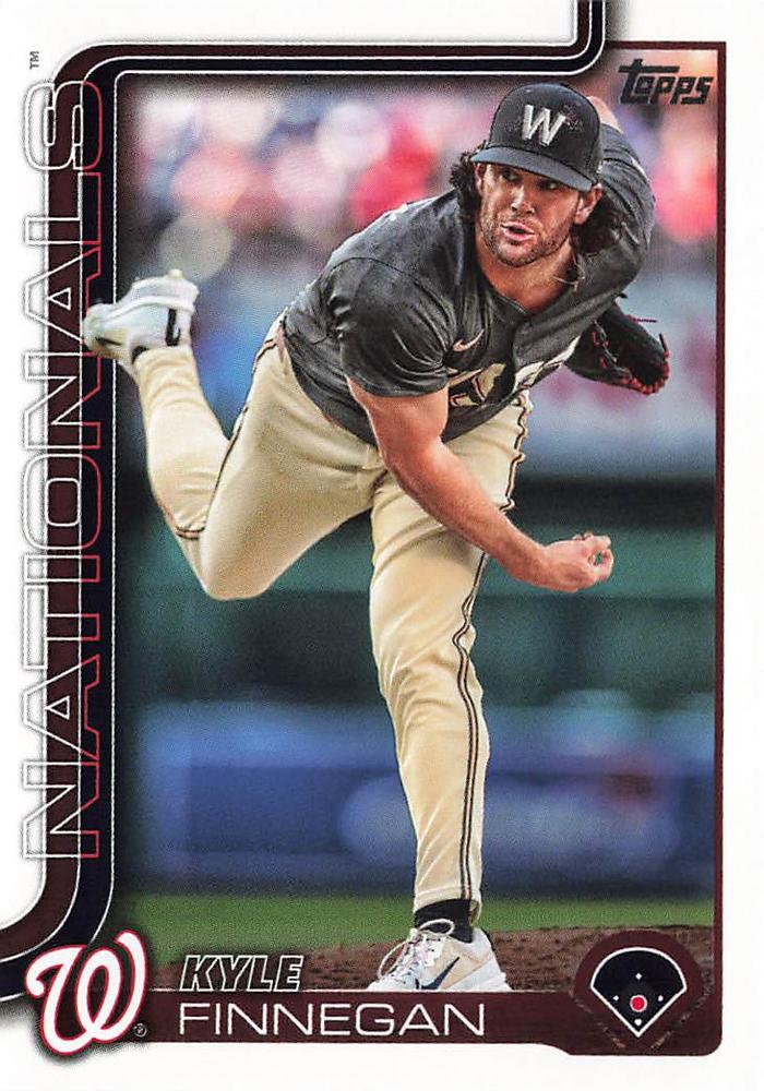 #254 Kyle Finnegan - Washington Nationals - 2025 Topps Baseball