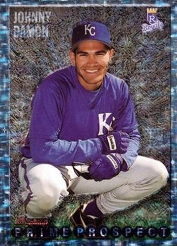 #254 Johnny Damon - Kansas City Royals - 1995 Bowman Baseball