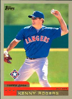 #254 Kenny Rogers - Texas Rangers - 2000 Topps Baseball