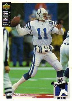 #254 Jeff George - Indianapolis Colts - 1994 Collector's Choice Football