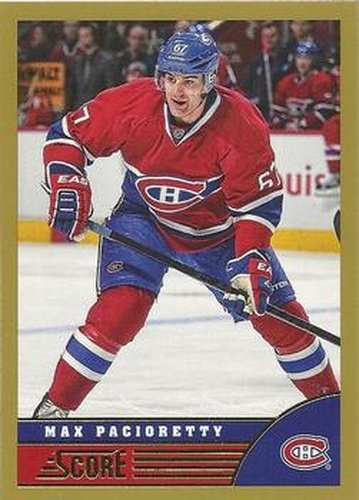 #254 Max Pacioretty - Montreal Canadiens - 2013-14 Score - Gold Hockey
