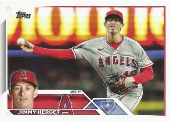 #254 Jimmy Herget - Los Angeles Angels - 2023 Topps Baseball