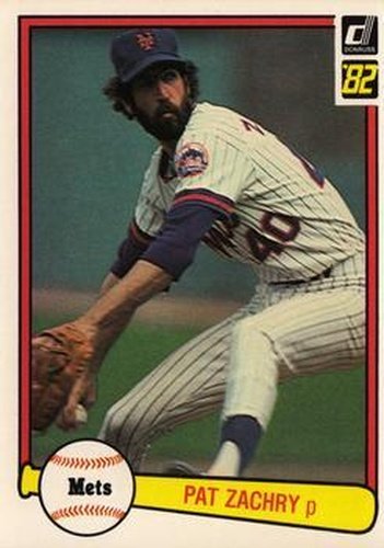#254 Pat Zachry - New York Mets - 1982 Donruss Baseball