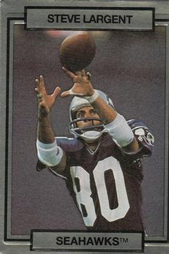 #254 Steve Largent - Seattle Seahawks - 1990 Action Packed Football