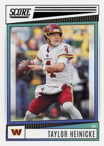 #254 Taylor Heinicke - Washington Commanders - 2022 Score Football