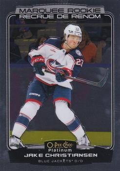 #254 Jake Christiansen - Columbus Blue Jackets - 2022-23 O-Pee-Chee Platinum Hockey