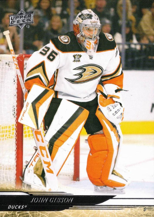 #254 John Gibson - Anaheim Ducks - 2024-25 Upper Deck Hockey