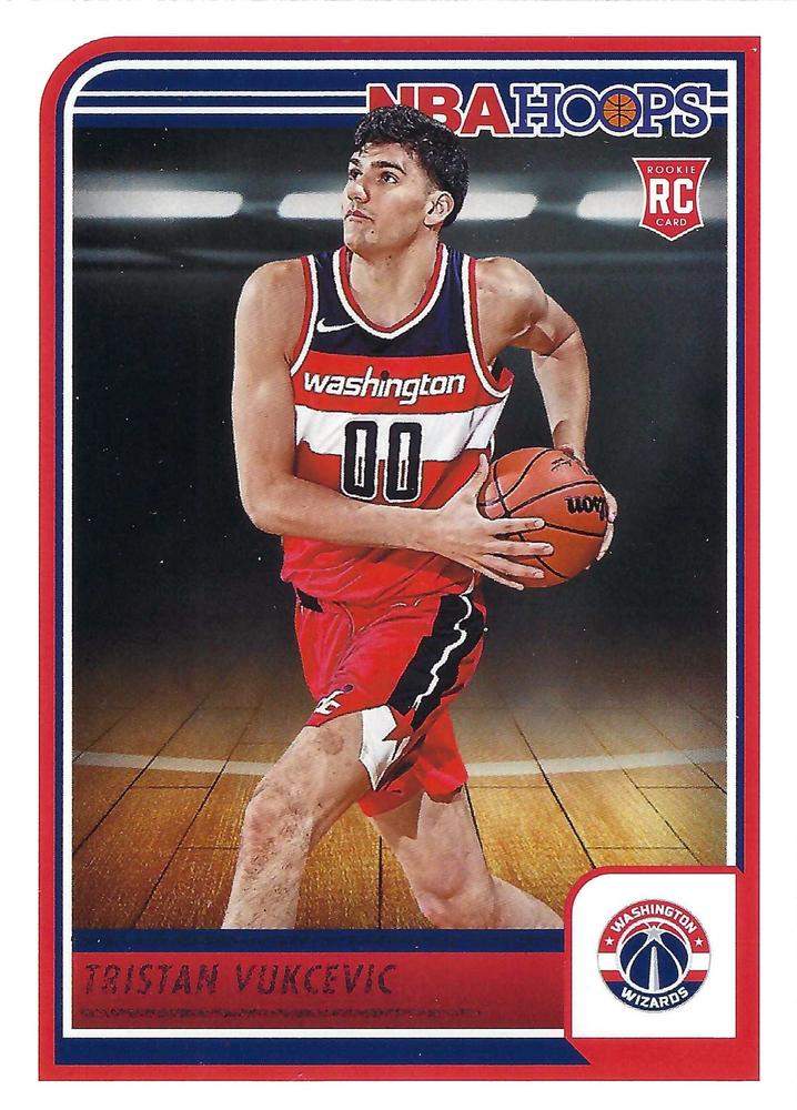 #254 Tristan Vukcevic - Washington Wizards - 2023-24 Hoops Basketball