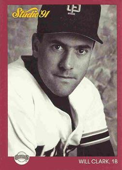 #254 Will Clark - San Francisco Giants - 1991 Studio Baseball
