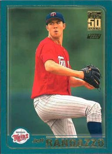 #T254 Jeff Randazzo - Minnesota Twins - 2001 Topps Traded & Rookies Baseball