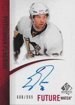 #254 Eric Tangradi - Pittsburgh Penguins - 2010-11 SP Authentic Hockey