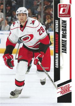 #254b Jamie McBain - Carolina Hurricanes - 2010-11 Donruss Hockey