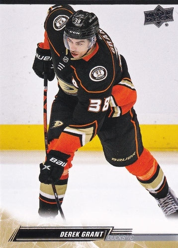 #255 Derek Grant - Anaheim Ducks - 2022-23 Upper Deck Hockey