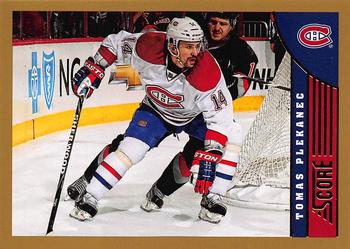 #255 Tomas Plekanec - Montreal Canadiens - 2013-14 Score - Gold Hockey