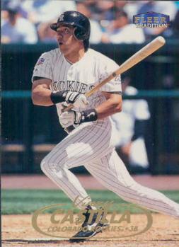 #255 Vinny Castilla - Colorado Rockies - 1998 Fleer Tradition Baseball