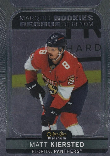 #255 Matt Kiersted - Florida Panthers - 2021-22 O-Pee-Chee Platinum Hockey