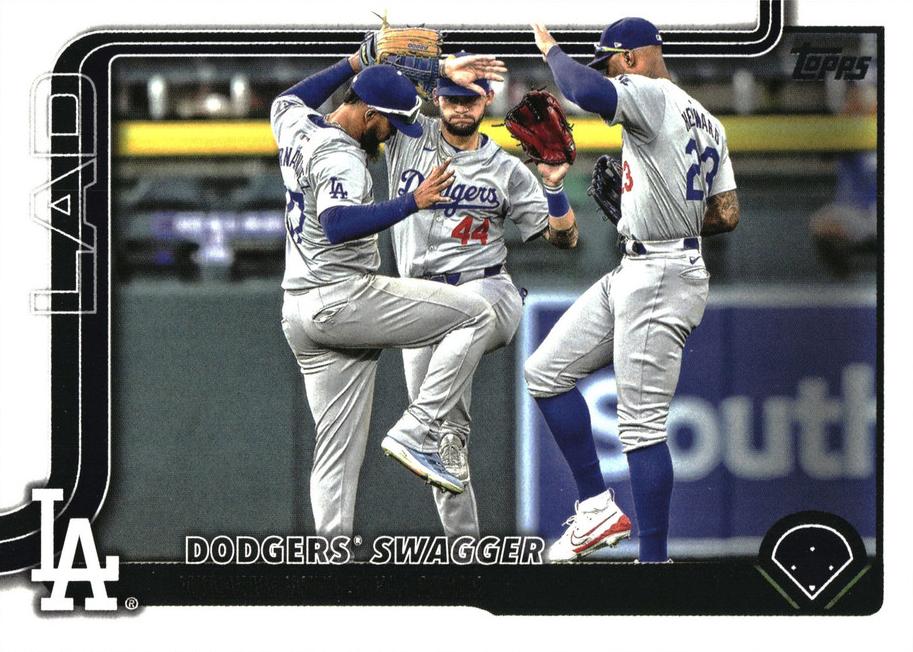 #255 Dodgers Swagger: Winning With Style Again - Los Angeles Dodgers - 2025 Topps Baseball