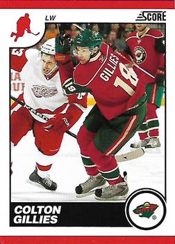 #255 Colton Gillies - Minnesota Wild - 2010-11 Score Hockey
