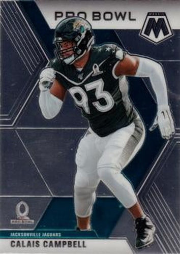 #255 Calais Campbell - Jacksonville Jaguars - 2020 Panini Mosaic Football