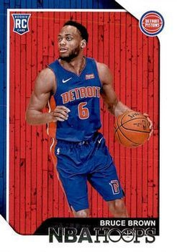 #255 Bruce Brown - Detroit Pistons - 2018-19 Hoops Basketball