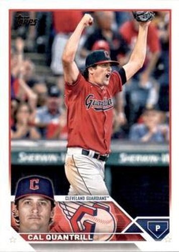 #255 Cal Quantrill - Cleveland Guardians - 2023 Topps Baseball