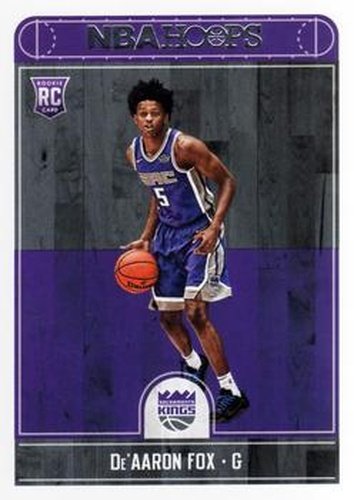 #255 De'Aaron Fox - Sacramento Kings - 2017-18 Hoops Basketball