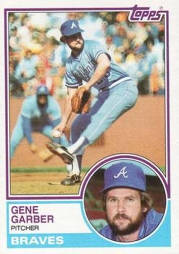 #255 Gene Garber - Atlanta Braves - 1983 Topps Baseball