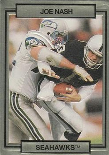 #255 Joe Nash - Seattle Seahawks - 1990 Action Packed Football