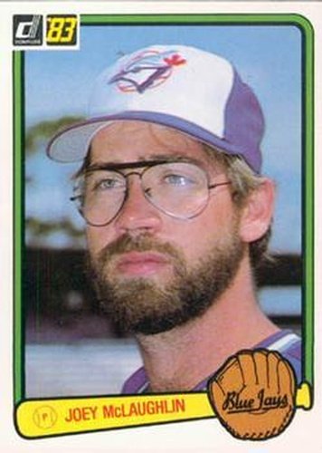 #255 Joey McLaughlin - Toronto Blue Jays - 1983 Donruss Baseball