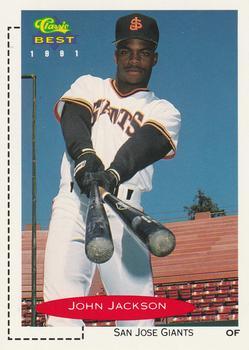 #255 John Jackson - San Jose Giants - 1991 Classic Best Baseball