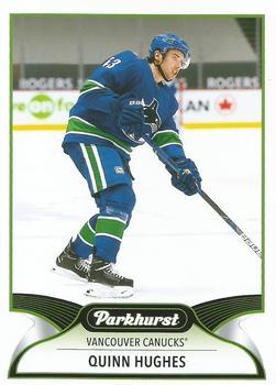 #255 Quinn Hughes - Vancouver Canucks - 2021-22 Parkhurst Hockey