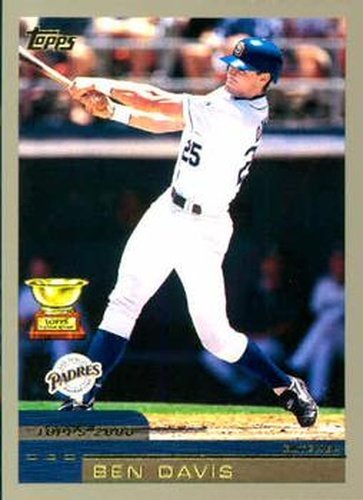 #255 Ben Davis - San Diego Padres - 2000 Topps Baseball