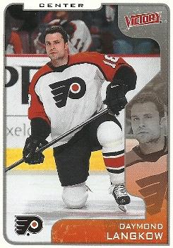#255 Daymond Langkow - Philadelphia Flyers - 2001-02 Upper Deck Victory Hockey