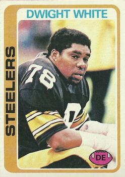 #255 Dwight White - Pittsburgh Steelers - 1978 Topps Football