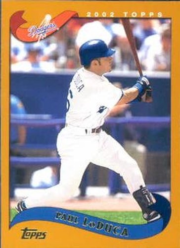 #255 Paul Lo Duca - Los Angeles Dodgers - 2002 Topps Baseball