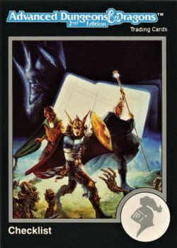 #255 Checklist 4 - 138-177 - 1991 TSR Advanced Dungeons & Dragons - Silver