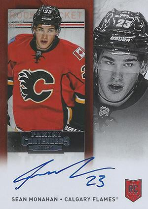#255a Sean Monahan - Calgary Flames - 2013-14 Panini Contenders Hockey