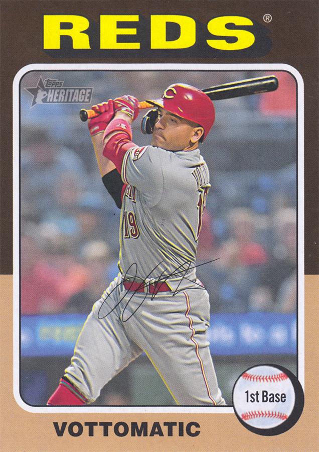 #255c Joey Votto - Cincinnati Reds - 2024 Topps Heritage Baseball