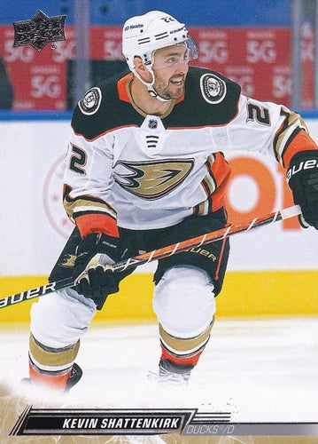 #256 Kevin Shattenkirk - Anaheim Ducks - 2022-23 Upper Deck Hockey