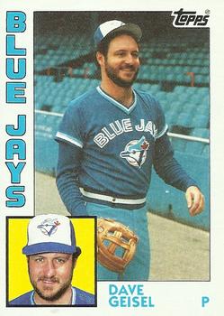 #256 Dave Geisel - Toronto Blue Jays - 1984 Topps Baseball