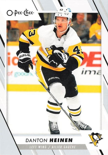 #256 Danton Heinen - Pittsburgh Penguins - 2023-24 O-Pee-Chee Hockey