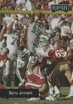 #256 Seth Joyner - Philadelphia Eagles - 1993 Playoff Football