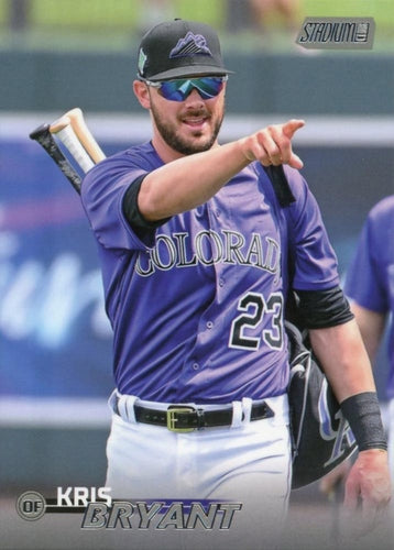 #256 Kris Bryant - Colorado Rockies - 2023 Stadium Club Baseball