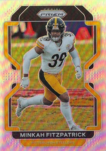 #256 Minkah Fitzpatrick - Pittsburgh Steelers - 2021 Panini Prizm - Silver Football