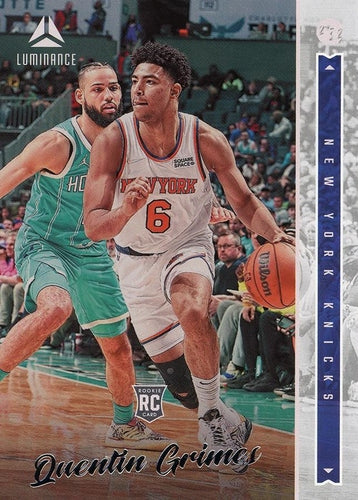 #256 Quentin Grimes - New York Knicks - 2021-22 Panini Chronicles Basketball