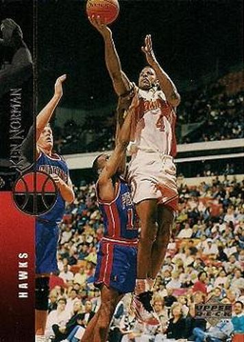 #256 Ken Norman - Atlanta Hawks - 1994-95 Upper Deck Basketball
