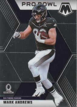 #256 Mark Andrews - Baltimore Ravens - 2020 Panini Mosaic Football